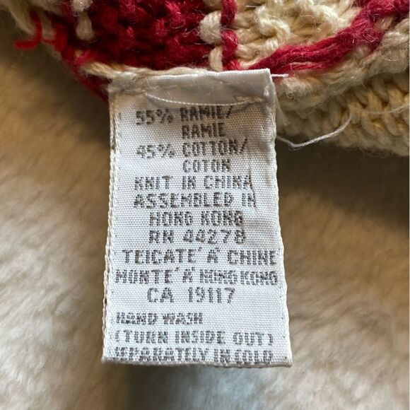 Marisa Christina Classics Vintage Hand Knit Short Sleeve Cardigan Sweater Size S - Picture 4 of 13